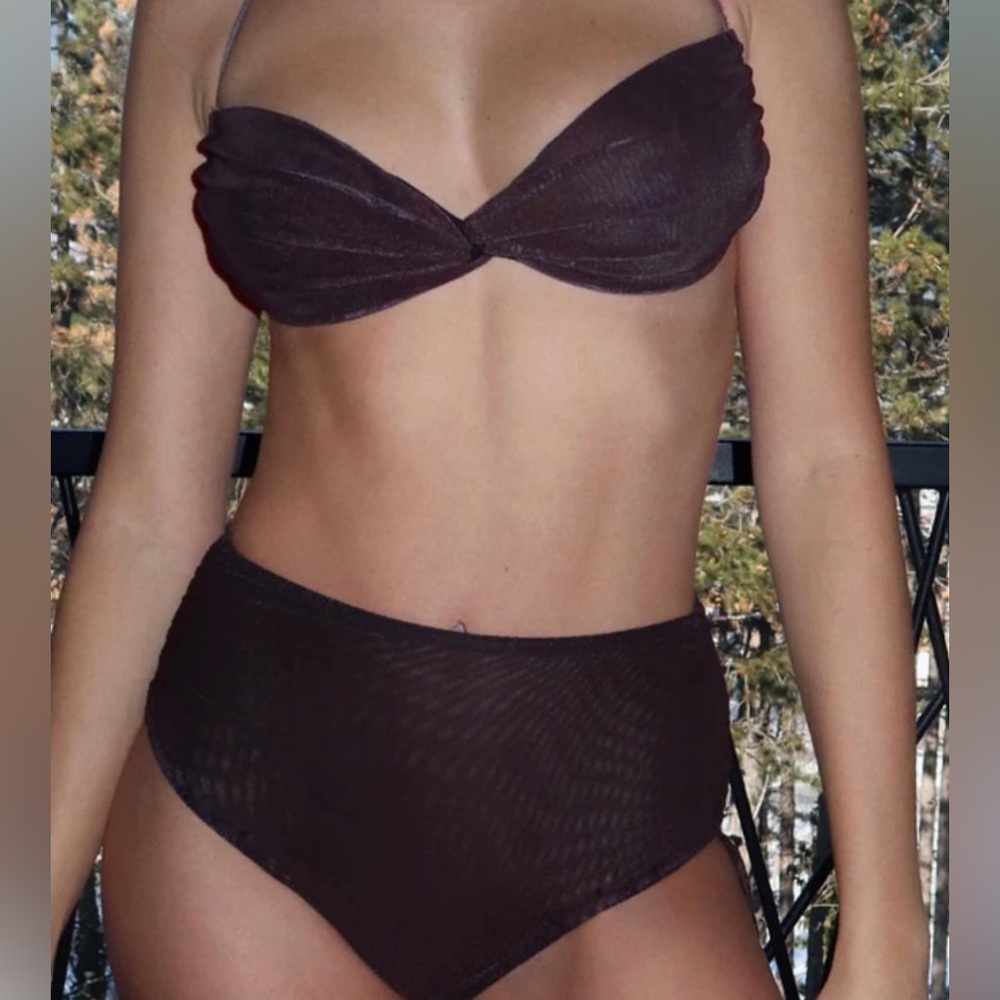 Elegant Brown Bikini Set